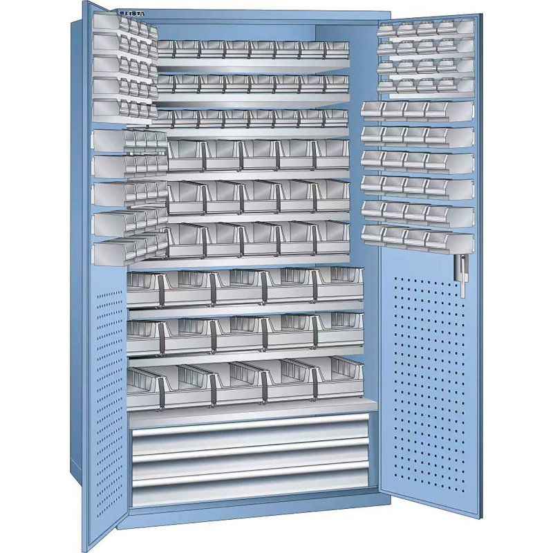 Armoire grande capacité Lista H 195 x L 110 x P 62 cm