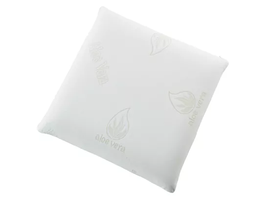 Oreiller mémoire de forme DOUCEUR d' ALOE VERA de NATUREA - 60 x 60 cm