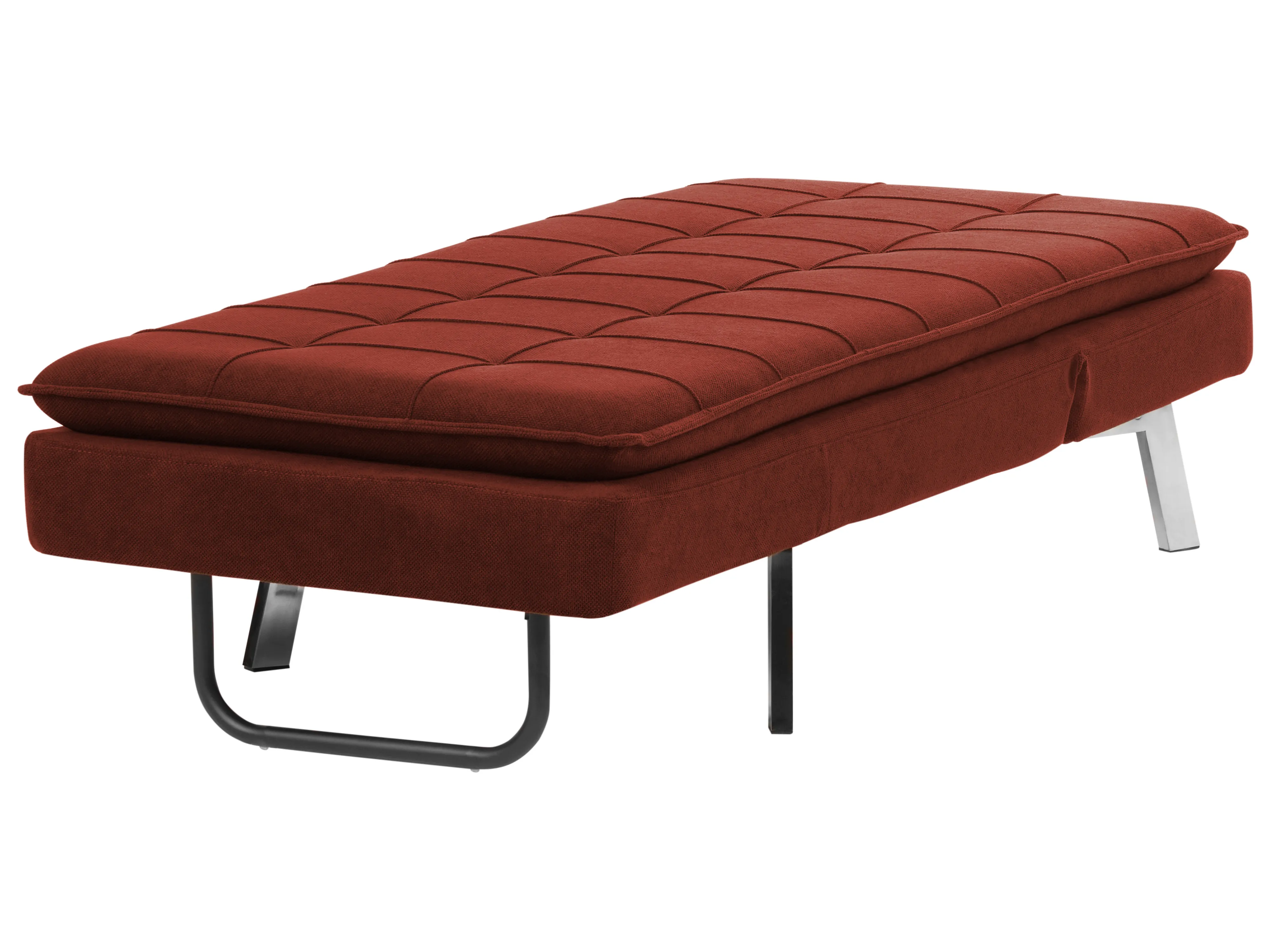 Chaise longue LOIRET Stof Rood