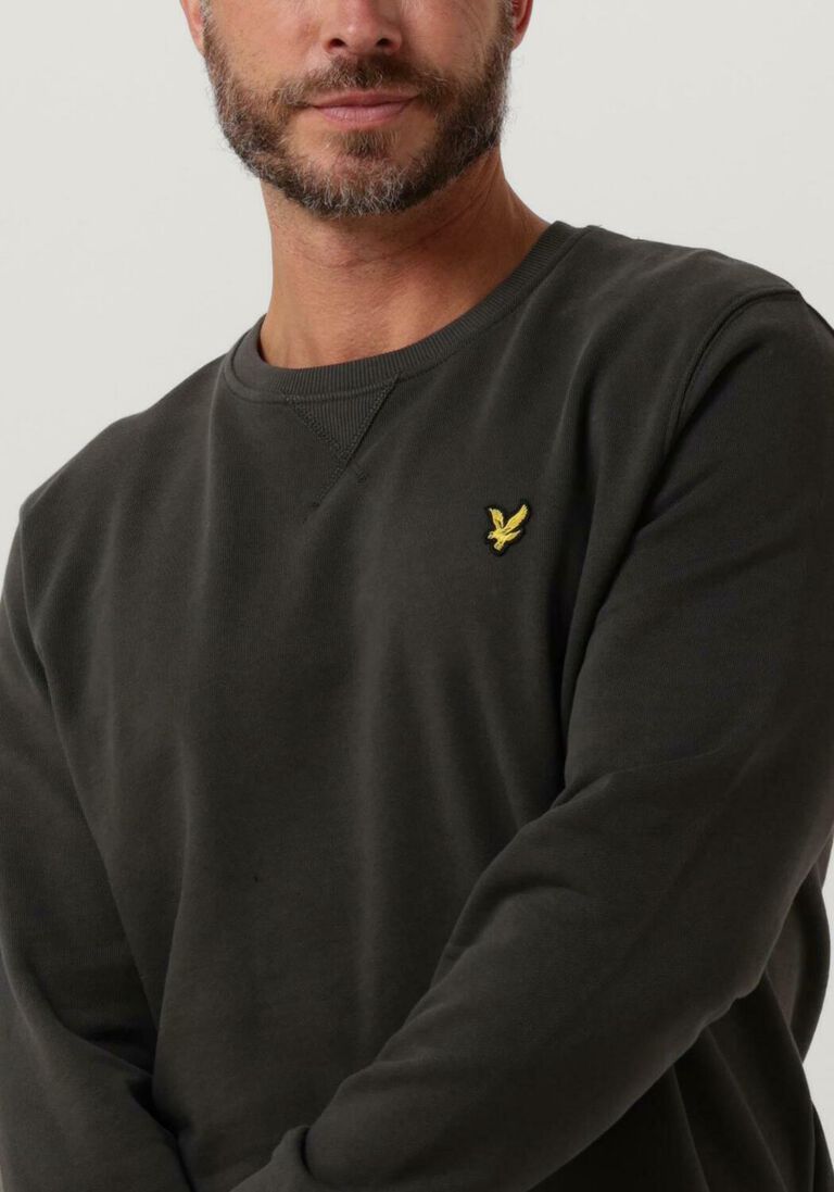 LYLE & SCOTT grijze lyle & scott trui crew neck sweatshirt