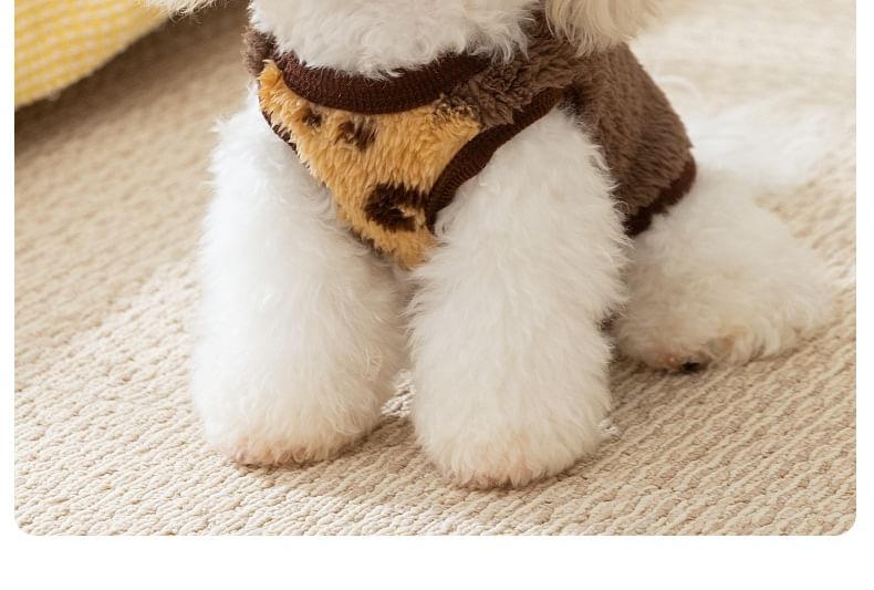Cissilli - Bear Chenille Pet Top