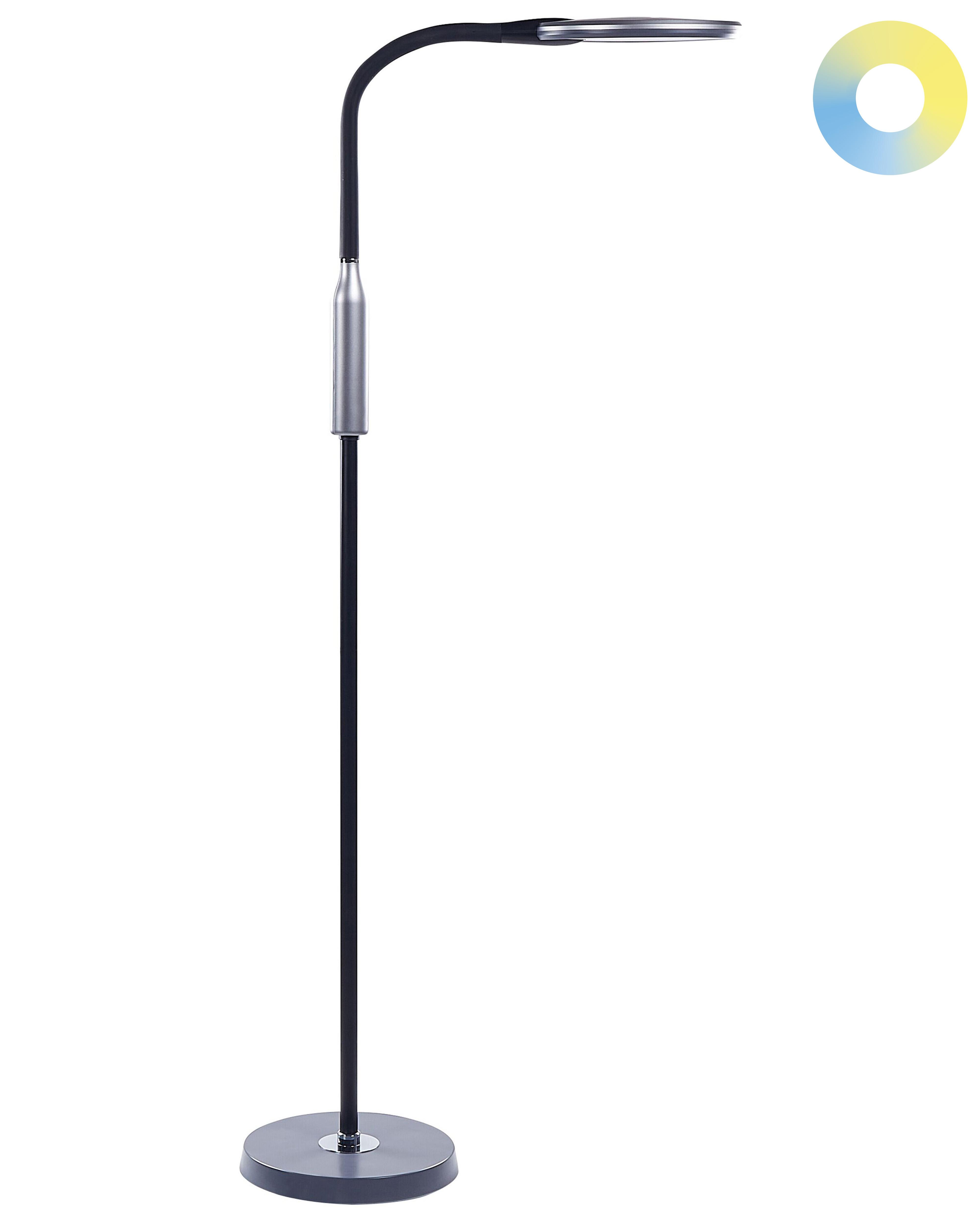 LED staande lamp CASSIOPEIA met dimmer Metaal Zwart