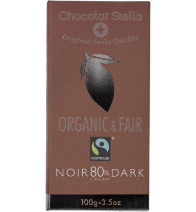 Chocolat Stella Dark 80% (100 gr)