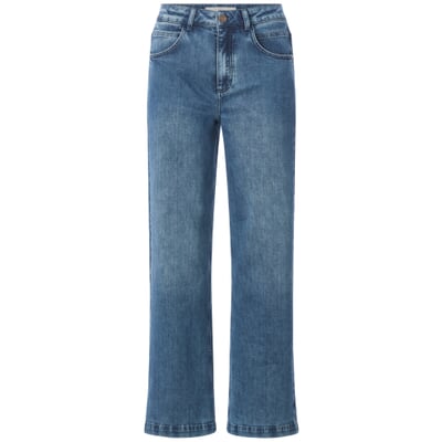 Damen-Marlenejeans, Blau