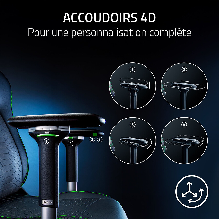 Razer Iskur V2 - Fabric