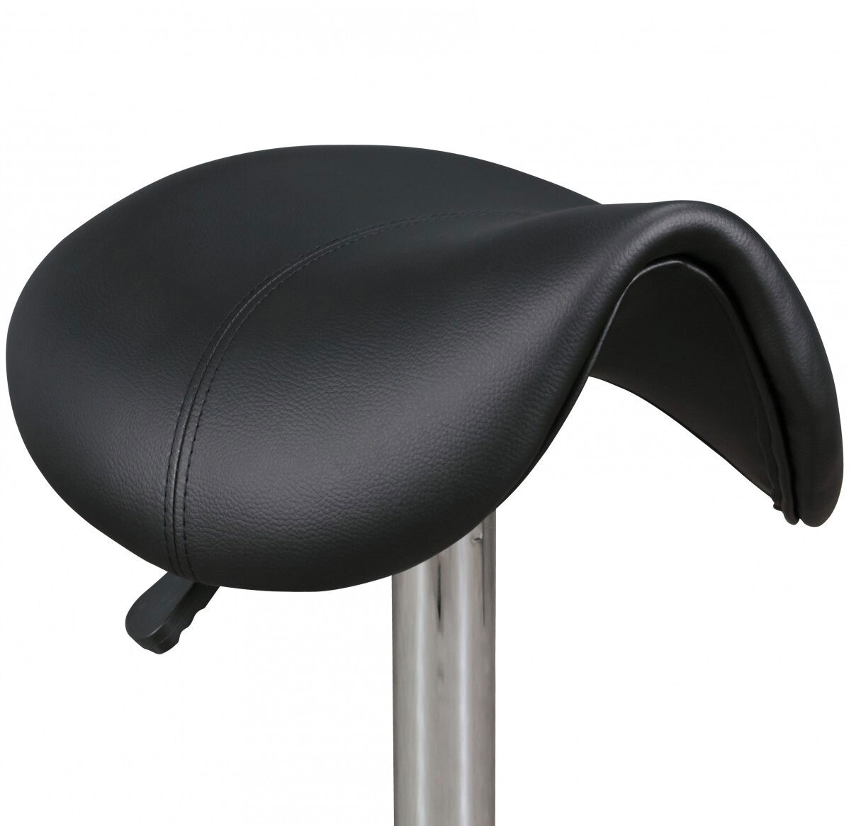 Sattelhocker Curve schwarz Kunstleder