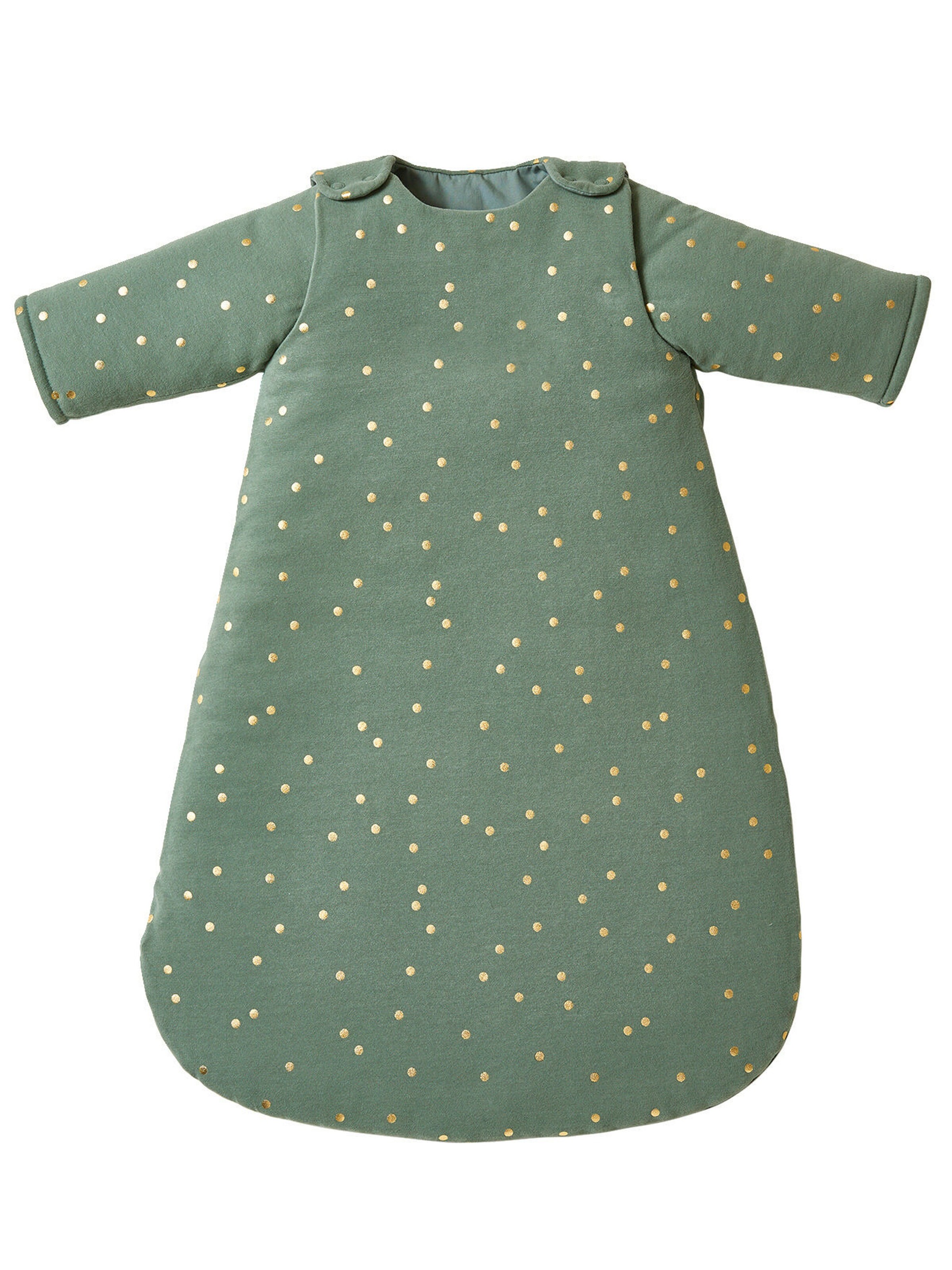 Vertbaudet Baby Winterschlafsack GRÜNER WALD Ärmel abnehmbar grün
