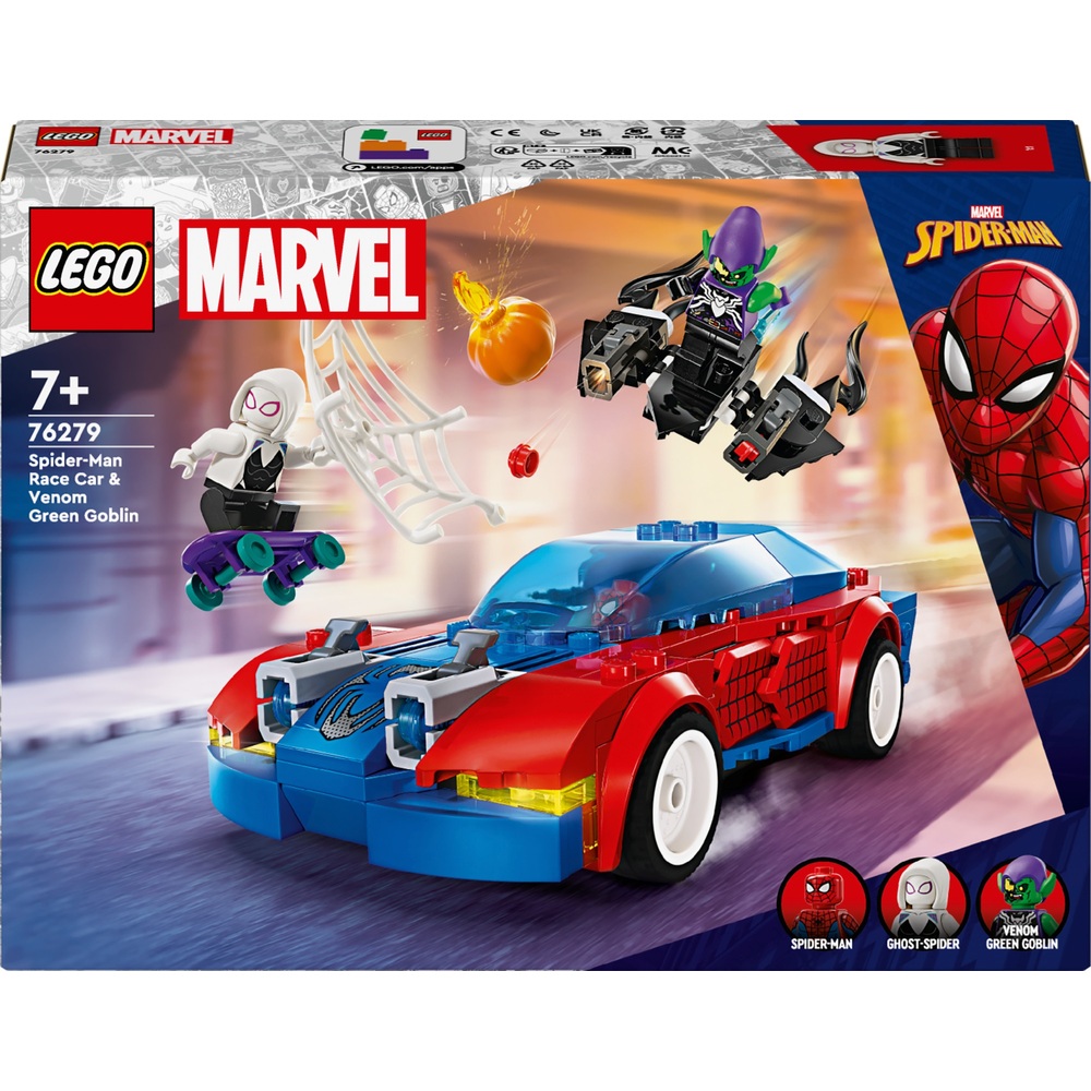 LEGO Marvel 76279 Spider-Man Rennwagen & Venom Green Goblin Set