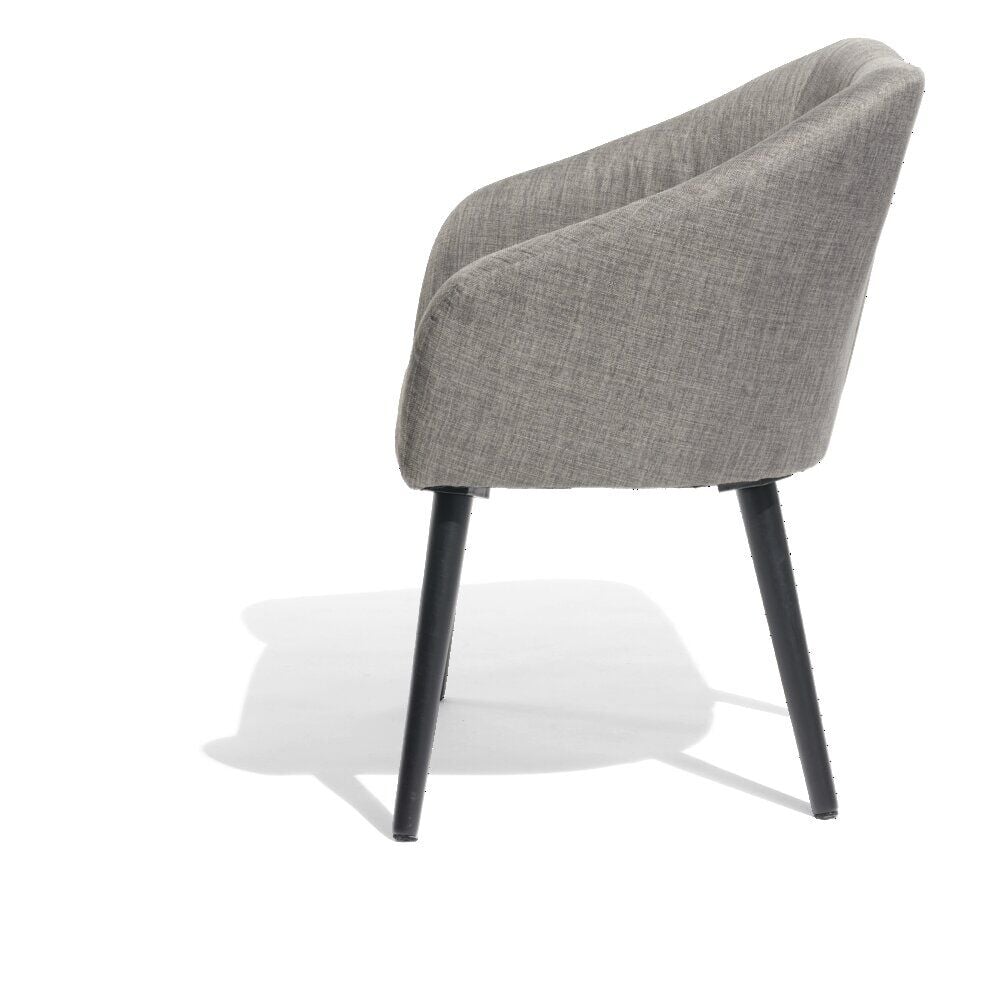 Fauteuil Joseph gris chiné L60xP57xH79cm