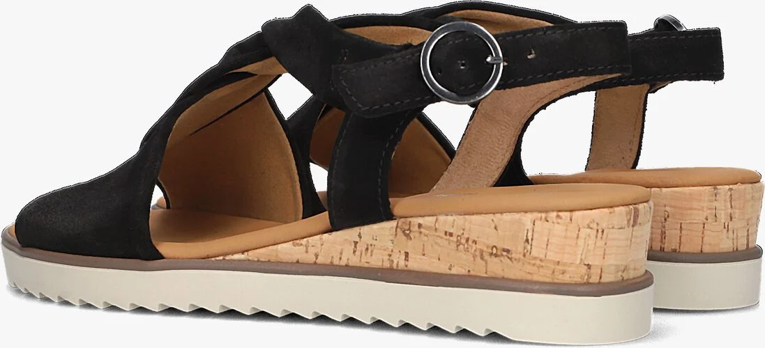 GABOR zwarte gabor sandalen 751.1