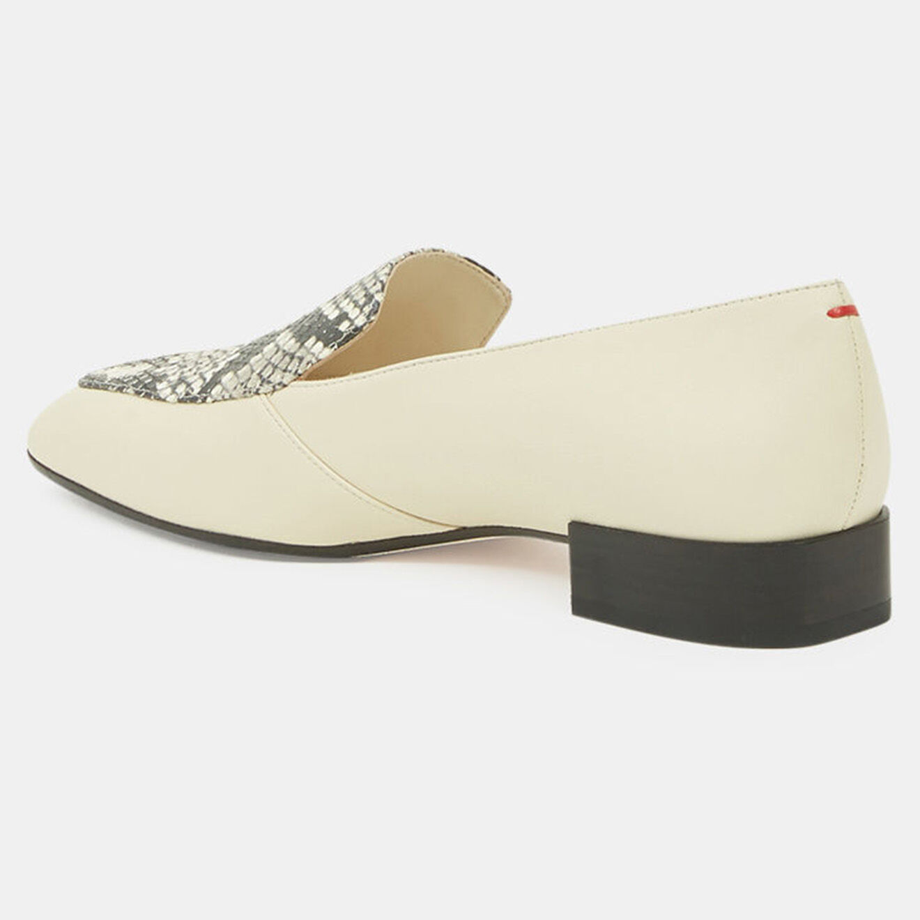 Aeyde Mocassins en Cuir Angi beiges