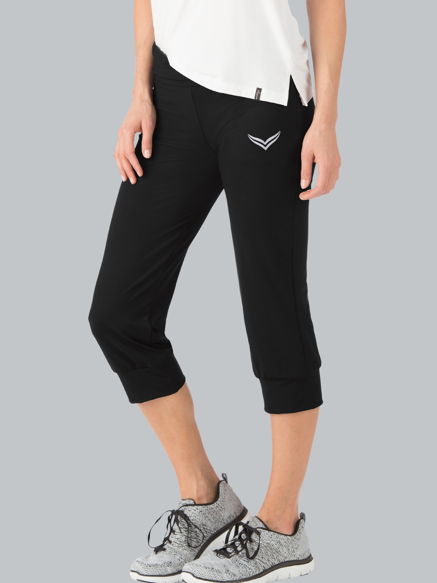 3/4 Sporthose Schwarz