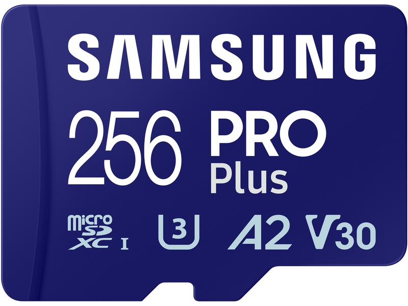 Samsung microSDXC-Karte Pro Plus 256 GB Speicherkarte mit 256 GB Speicherkapazität