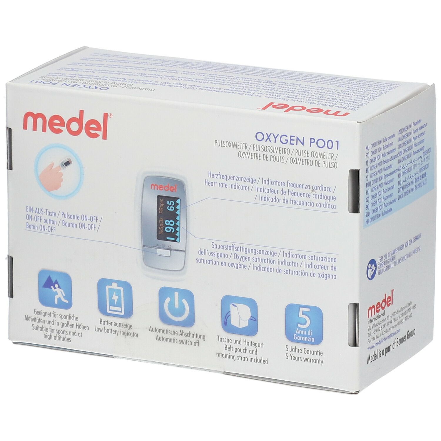medel® Oxygen Pulsoximeter