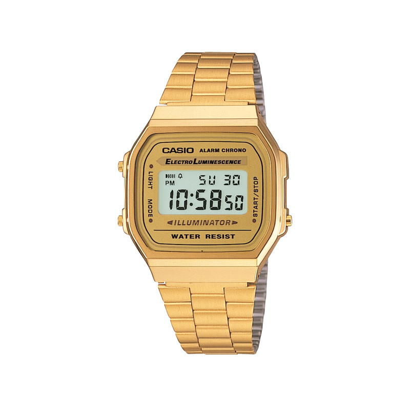 Montre Casio Vintage mixte acier doré