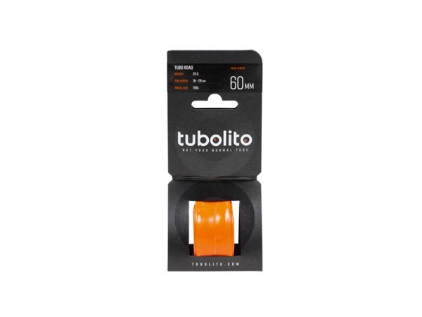 Tubolito Tube-Road 700 x 18-28C Cykelslange, 60mm Racerventil