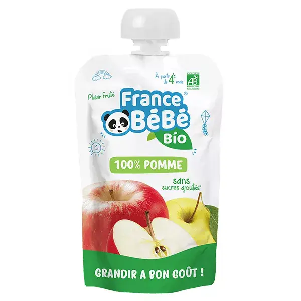 França Bébé Bio Maçã Bolsa +4m 100g