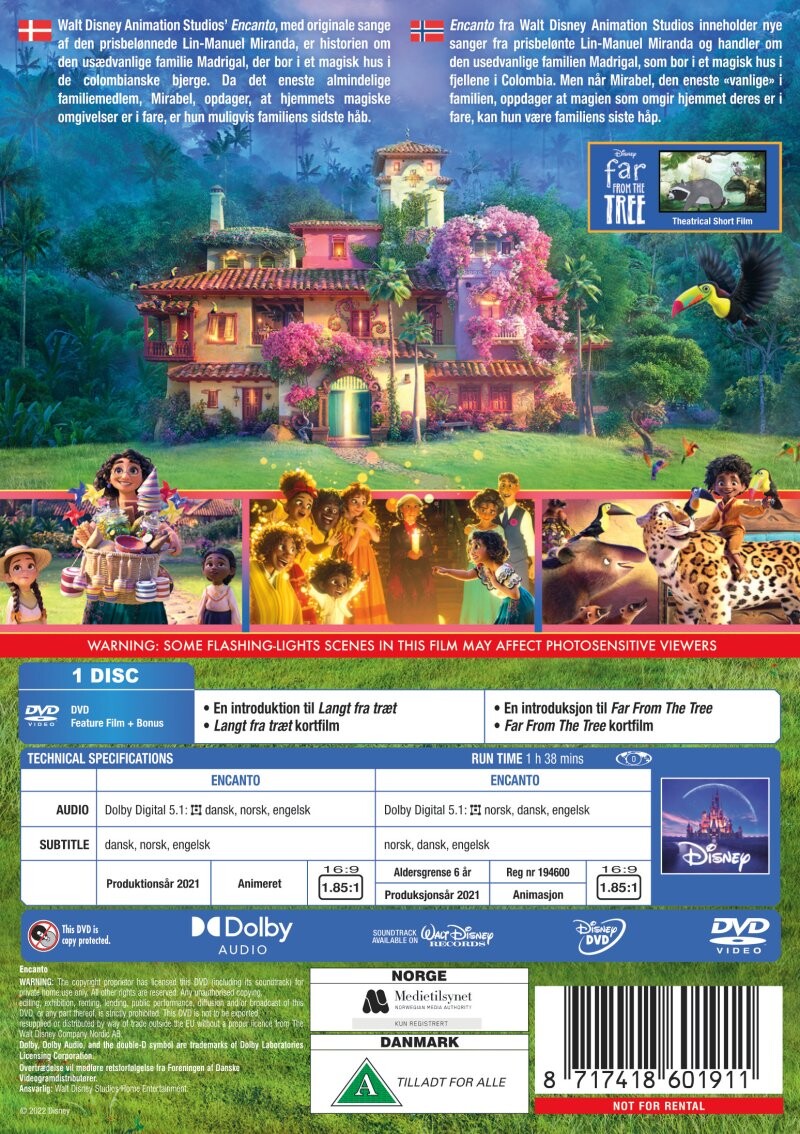Encanto - Disney - DVD