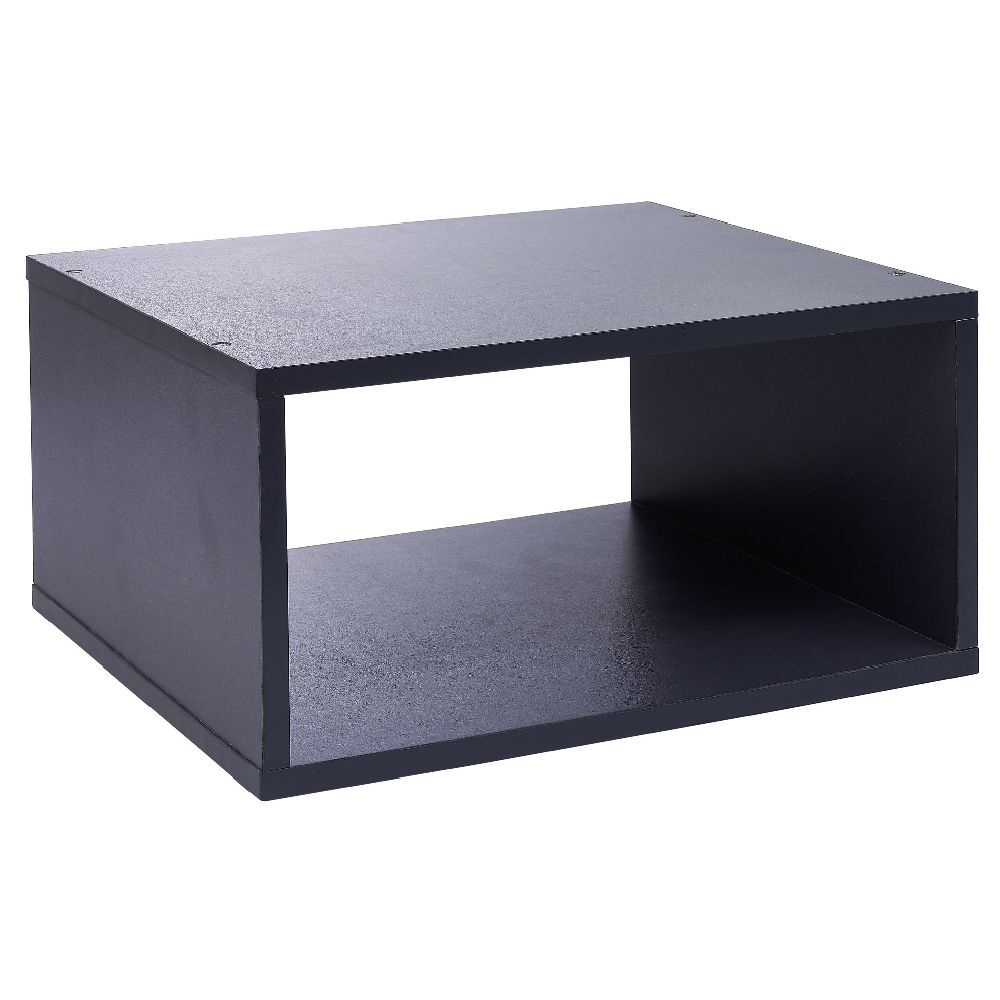 Structure Box Cube demi cube 35x30x17cm métal gris