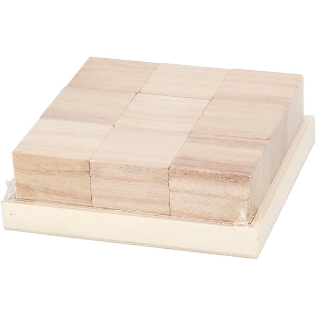 Treklosser, str. 4x4x4 cm, 9 stk./ 1 pk.