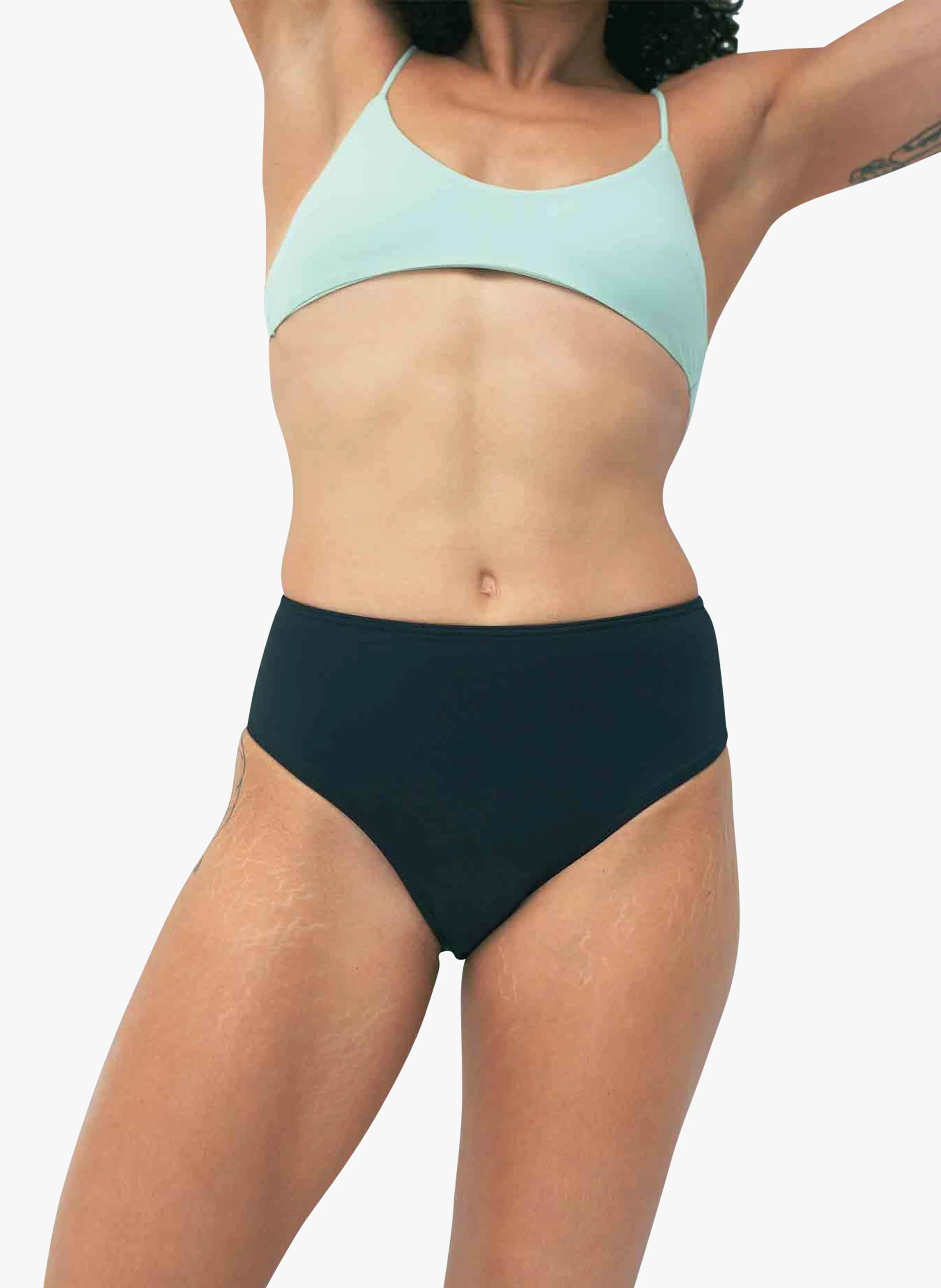 Culotte de bain menstruelle | Noir