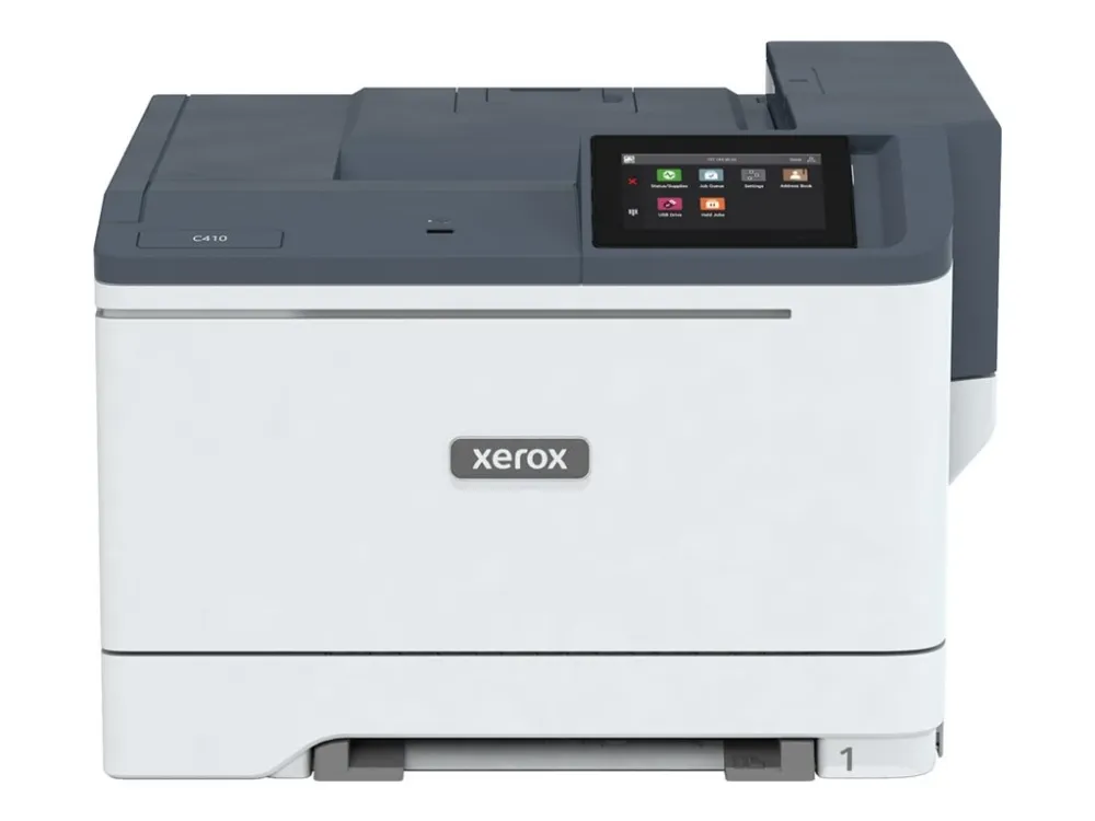 Xerox C410V_DN - Printer - Duplex - laser - A4/Legal - 1200 x 1200 dpi - op til 40 spm (mono) / op til 40 spm (farve) - kapacitet: 251 ark - USB, Gigabit LAN, USB 2.0 vært - Green World Alliance returneringsprogram