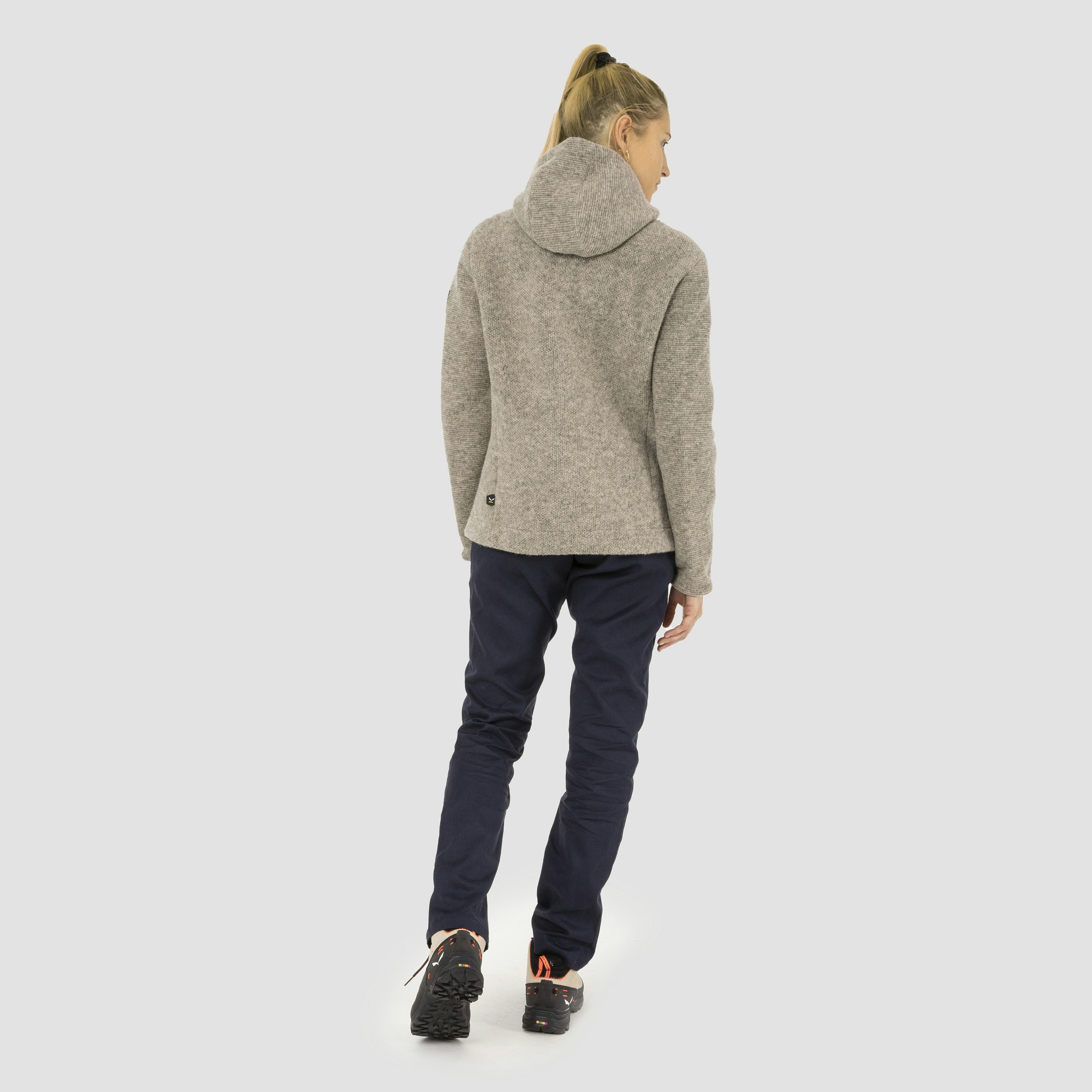 Sarner Undyed Wool Kapuzenjacke Damen