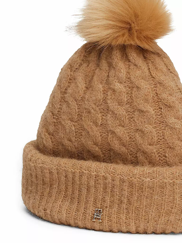 TOMMY HILFIGER Mütze - Haube beige