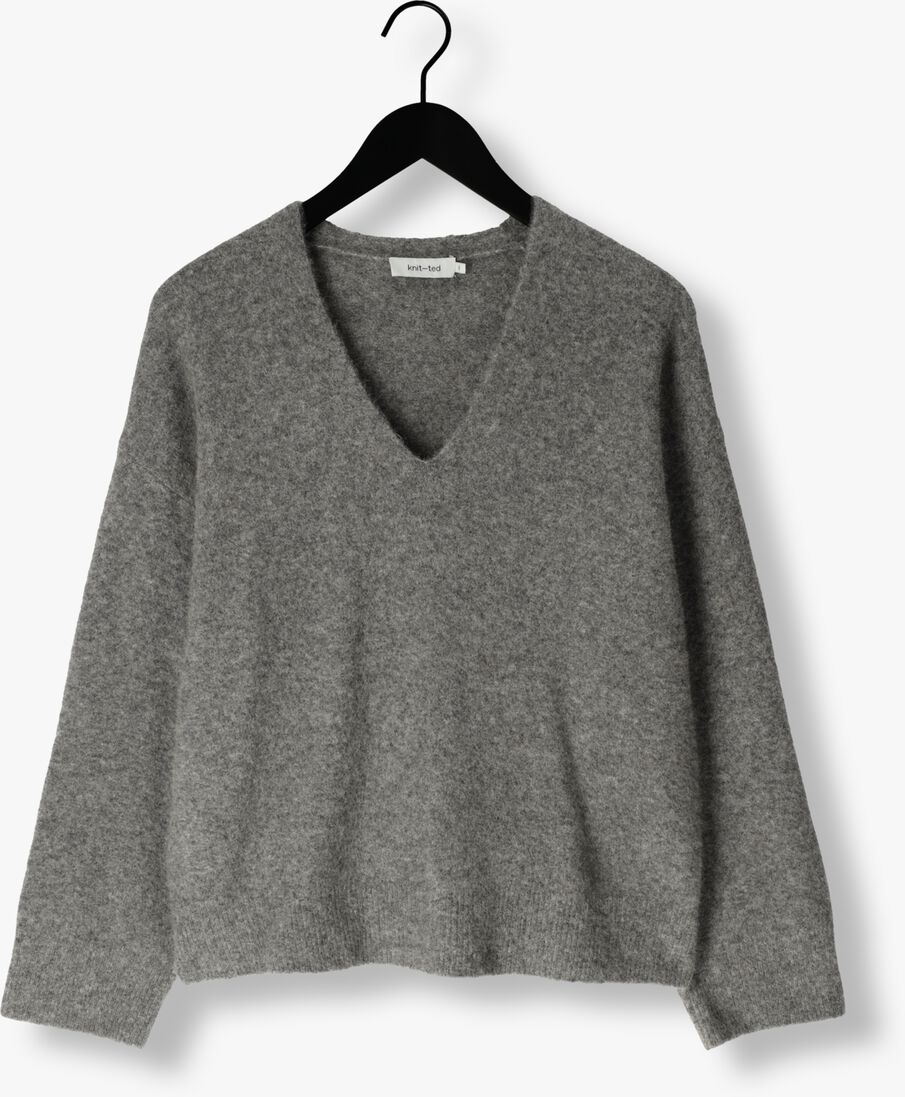 grijze knit-ted trui lucia