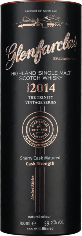 GLENFARCLAS VINTAGE 2014 THE TRINITY 70CL