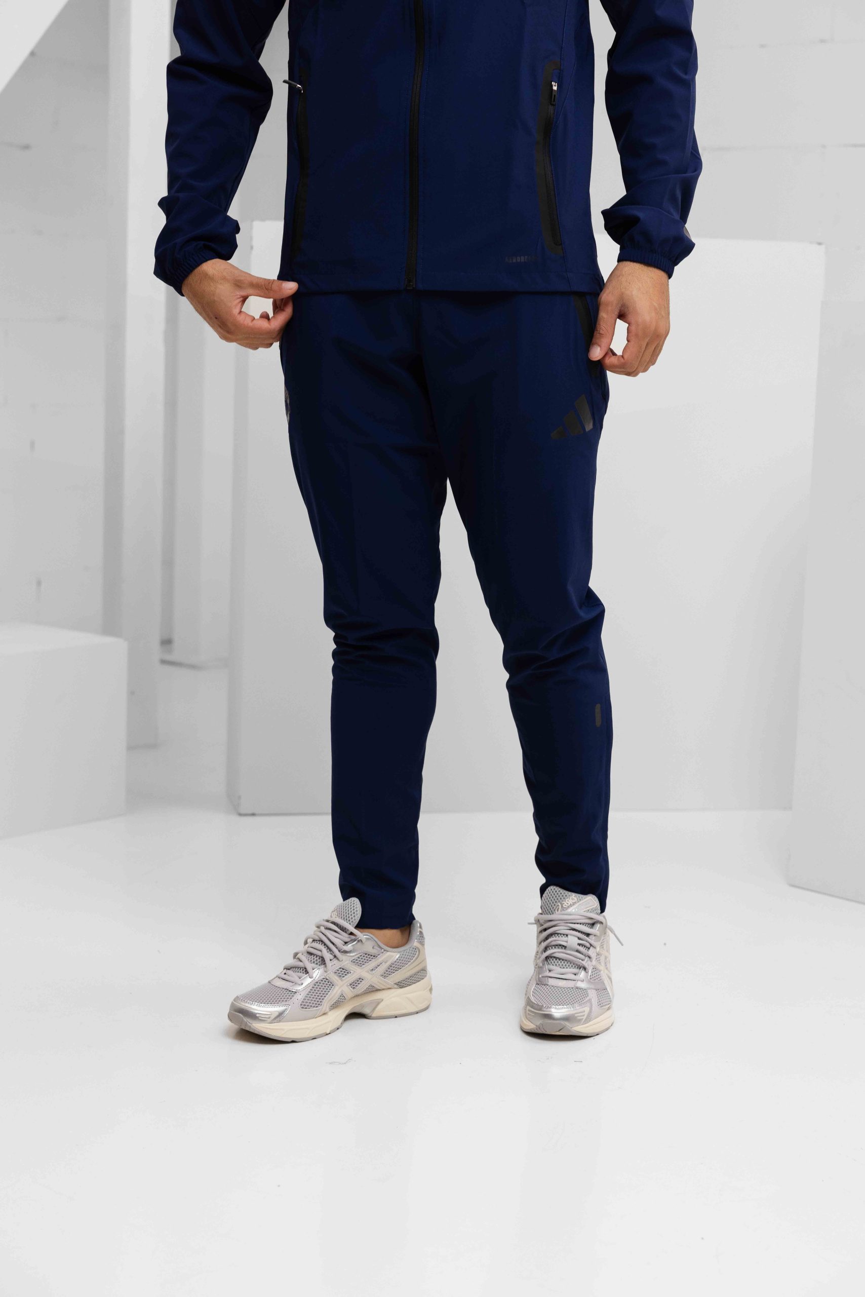 Manchester United Vis Tech Trainingspak Heren Donkerblauw