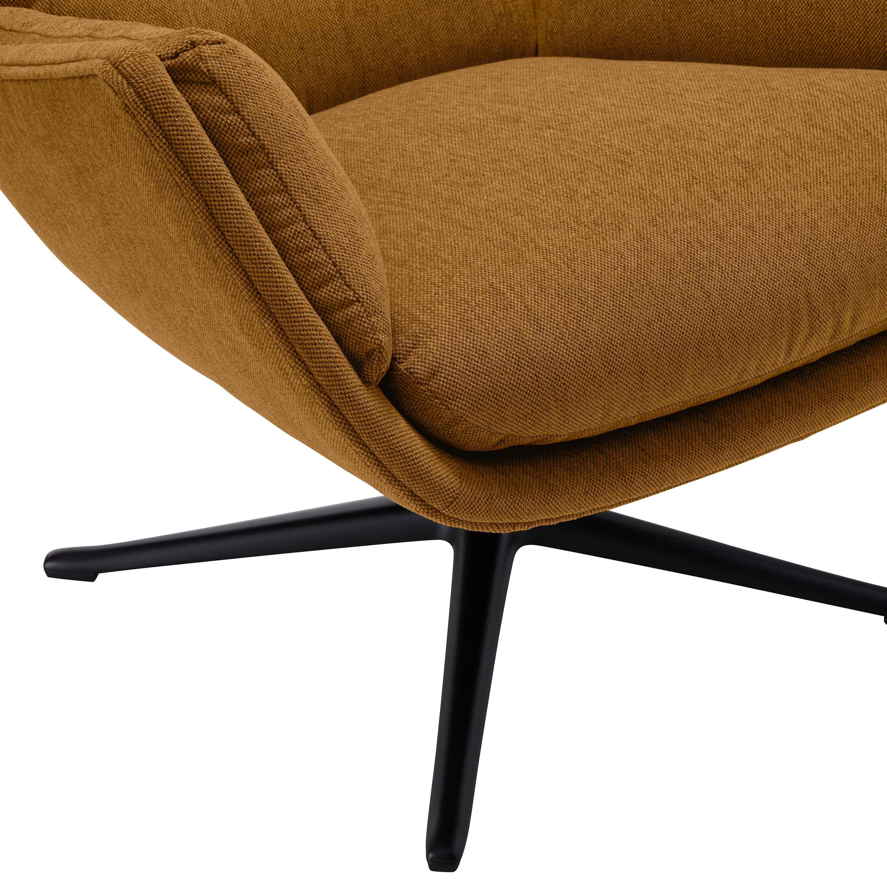 ANDRES Sessel - Gelb / B: 83.0 cm x T: 94.0 cm x H: 97.0 cm