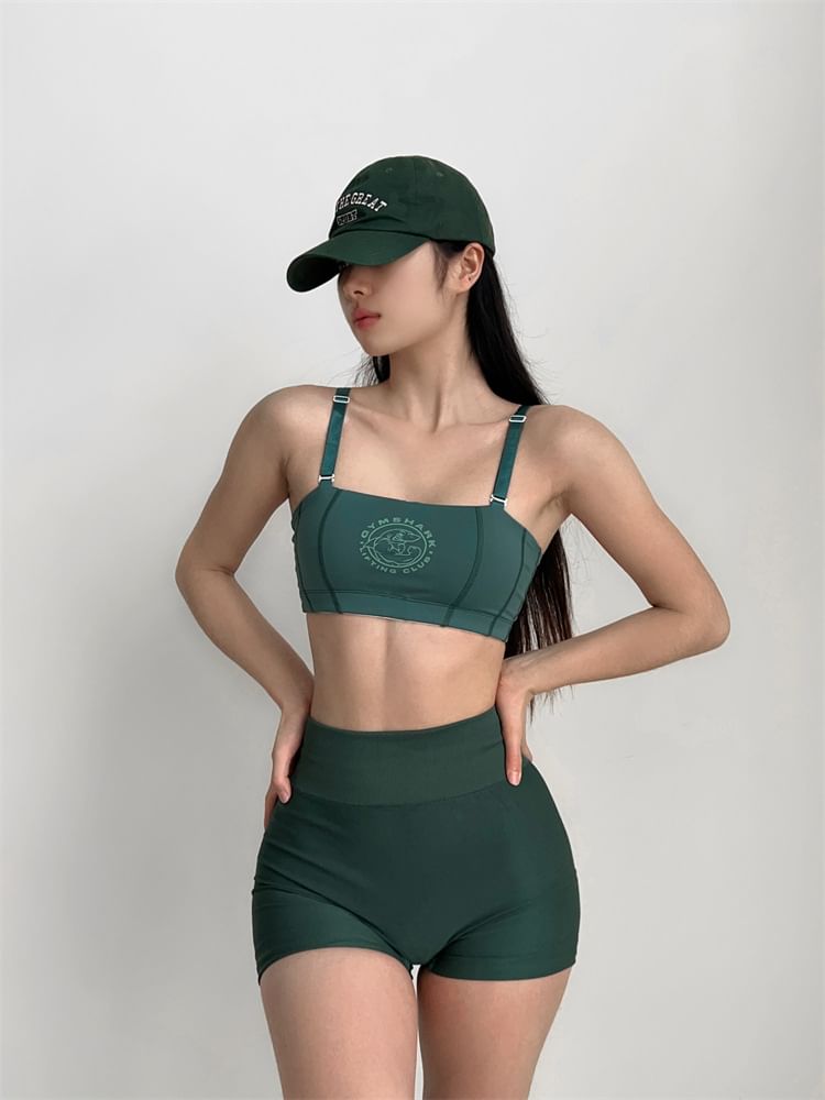 Arigne - Sportbeha met letterprint