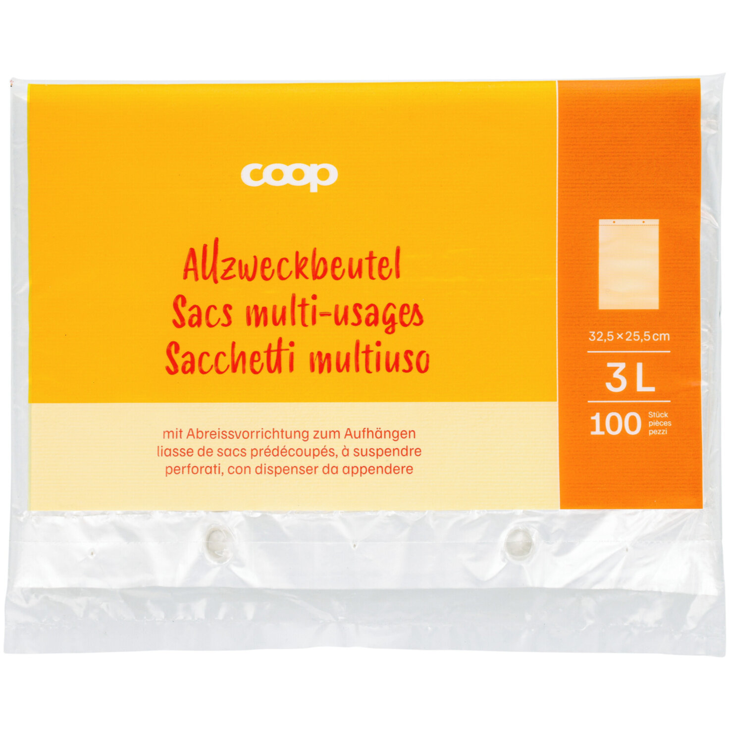 Allzweckbeutel 3l 100 Stück