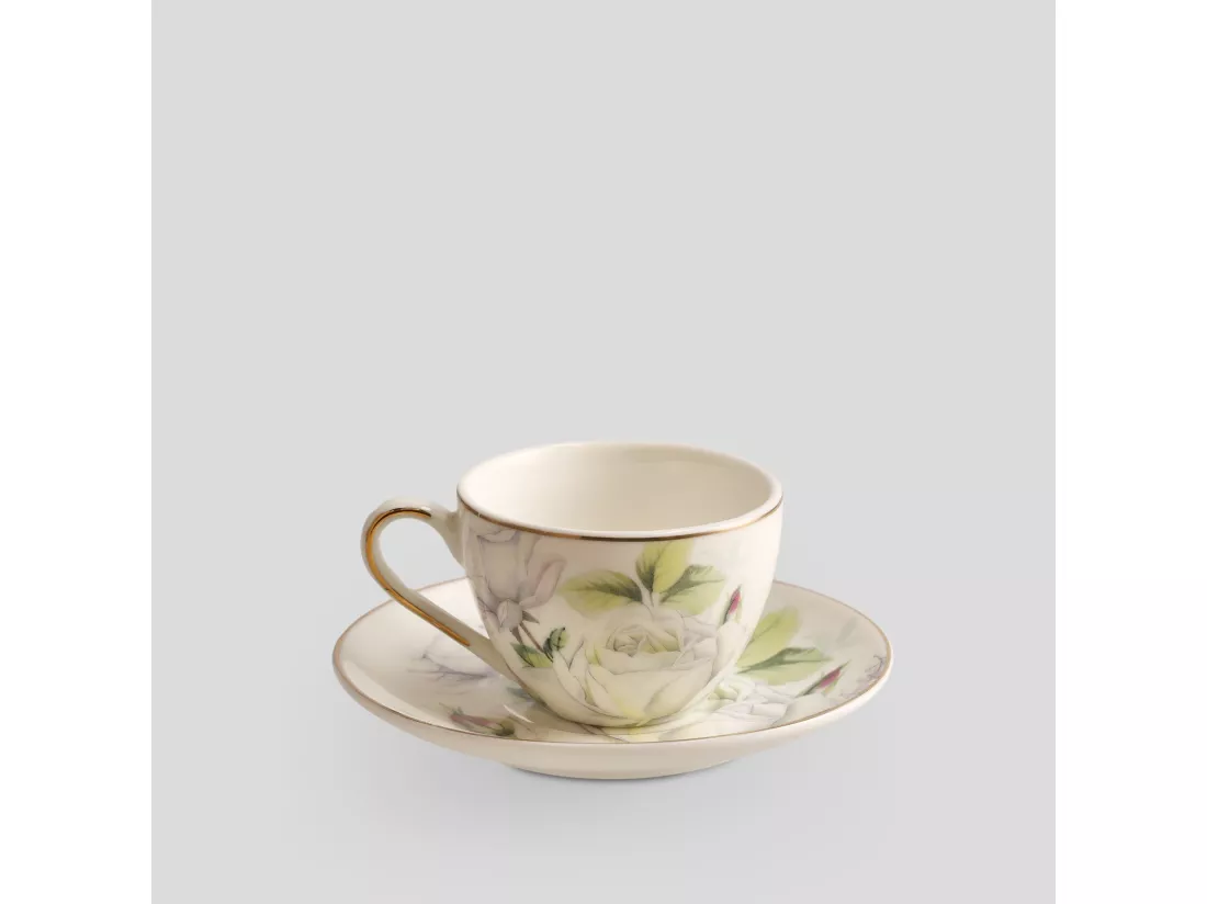 Tasse À Espresso Arroso Blanc Moyen 5.5 x 11