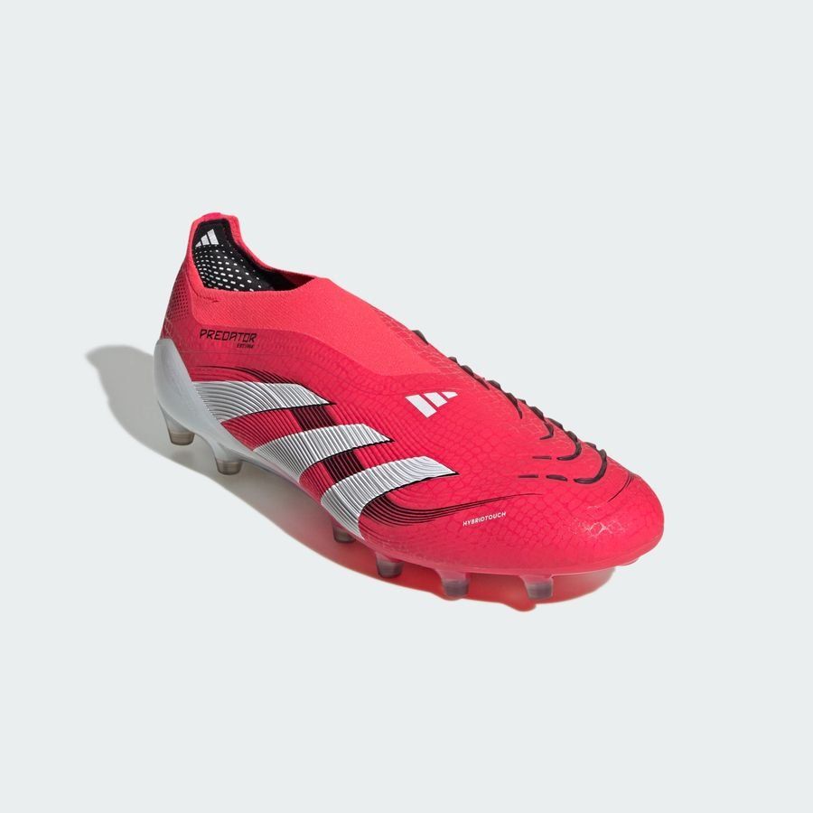 adidas Predator Elite Laceless AG Pure Victory - Lucid Red/Blanc/Noir