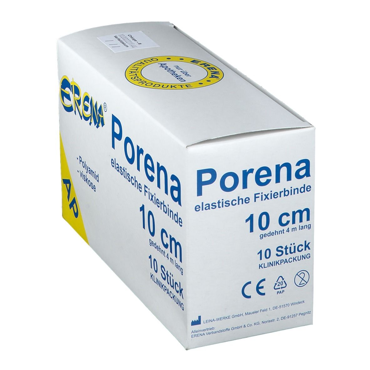 ERENA® Porena elastische Fixierbinde 10 cm x 4 m