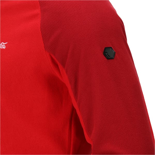 Sweat polaire randonnée REGATTA ELSON II CHINESE RED/DAR