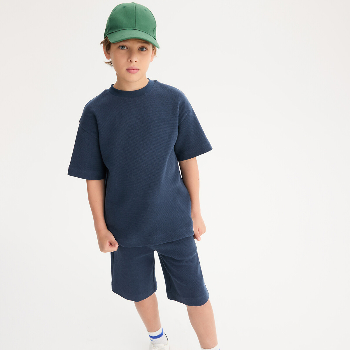 COLEÇÕES LA REDOUTE<br>Conjunto de camiseta e shorts Honeycomb