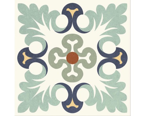 Porseleinen wand- en vloertegel Heritage taco in 76 verschillende designs 16,5 x 16,5 cm