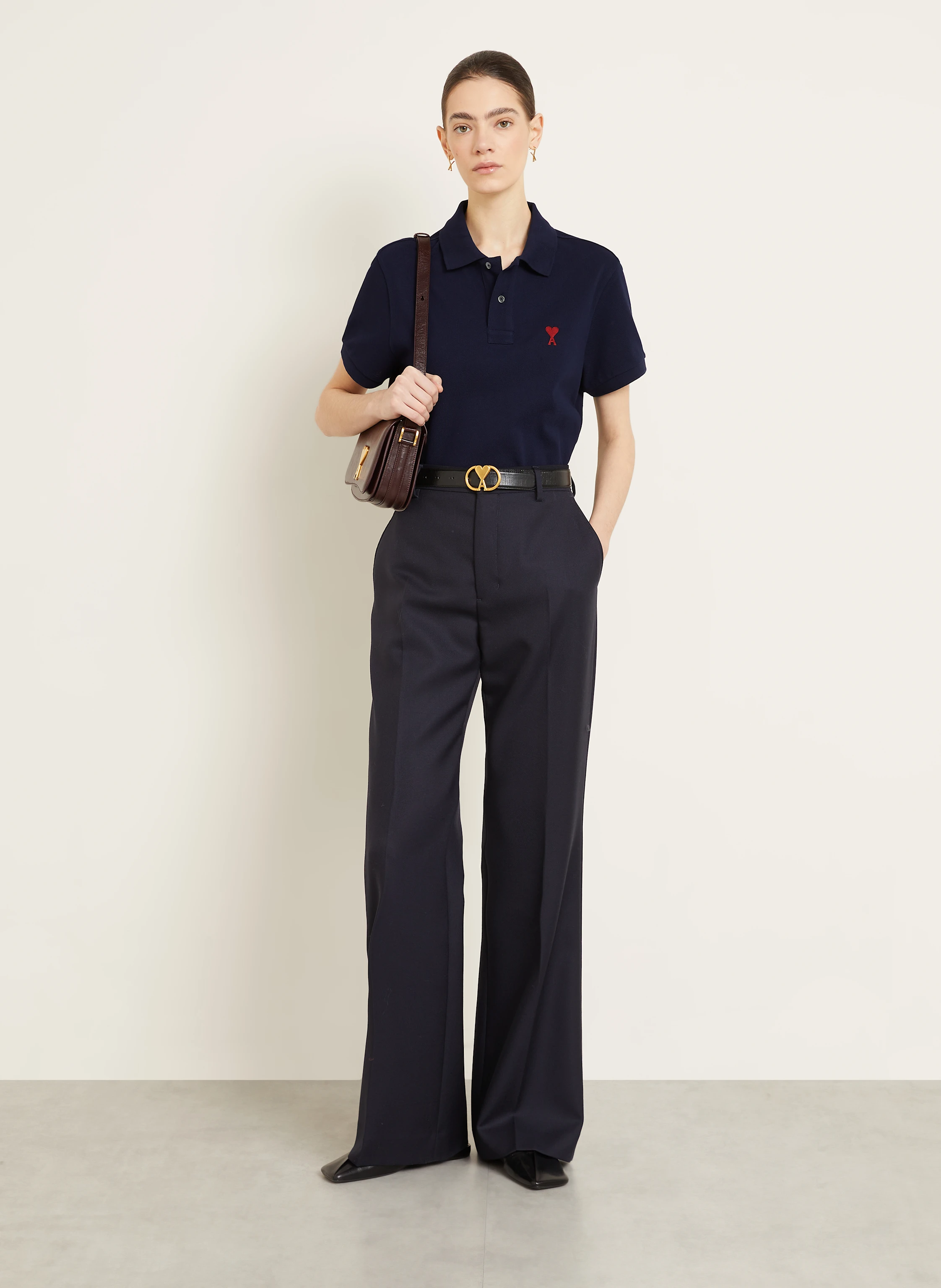 AMI PARIS Piqué-Poloshirt