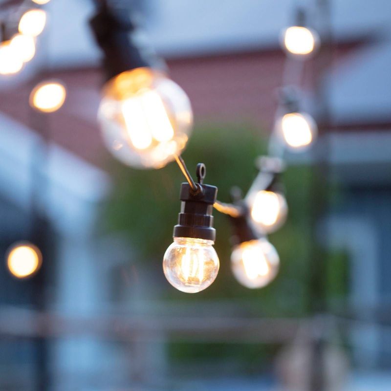 Markslöjd Tuin 24 LED lichtketting Circulair 10-lamps G45 Circular, dimbaar, helder / transparant, Kunststof, Modern