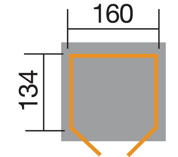 Weka Fahrradgarage, ca. B171/H223/T138 cm
