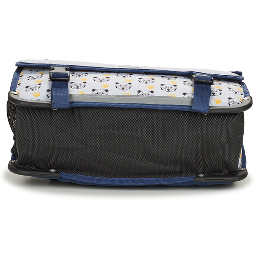 Pol Fox - CARTABLE BEAR 38 CM - Marine / Gris