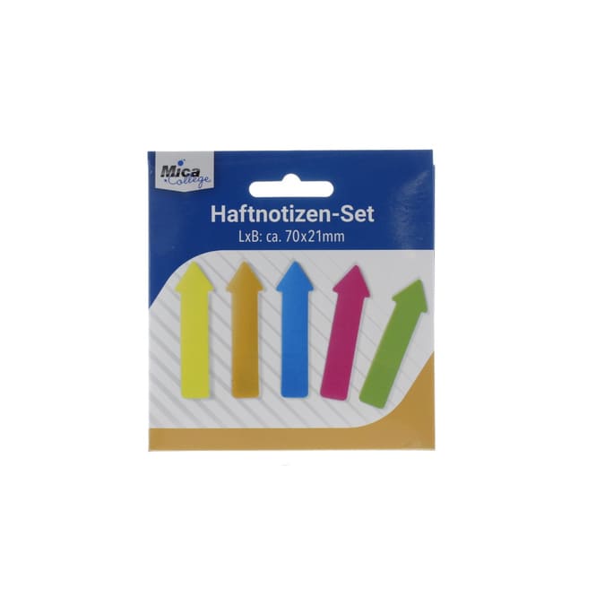 Haftnotizen-Set - Pfeile - ca. 7 x 2,1 cm