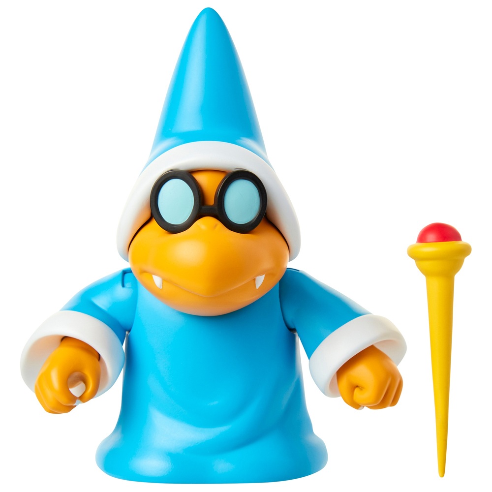 Nintendo Super Mario Magikoopa mit Zauberstab, 10 cm große Actionfigur