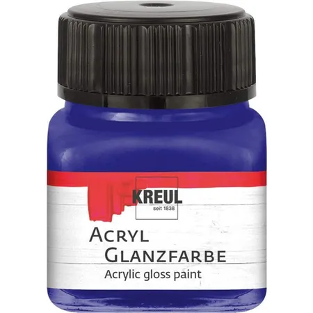 KREUL Acryl Glanzfarbe Dunkelblau 20 ml