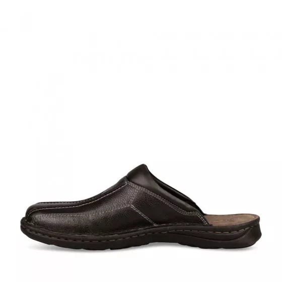 Mules NOIR NEOSOFT RELAX CUIR