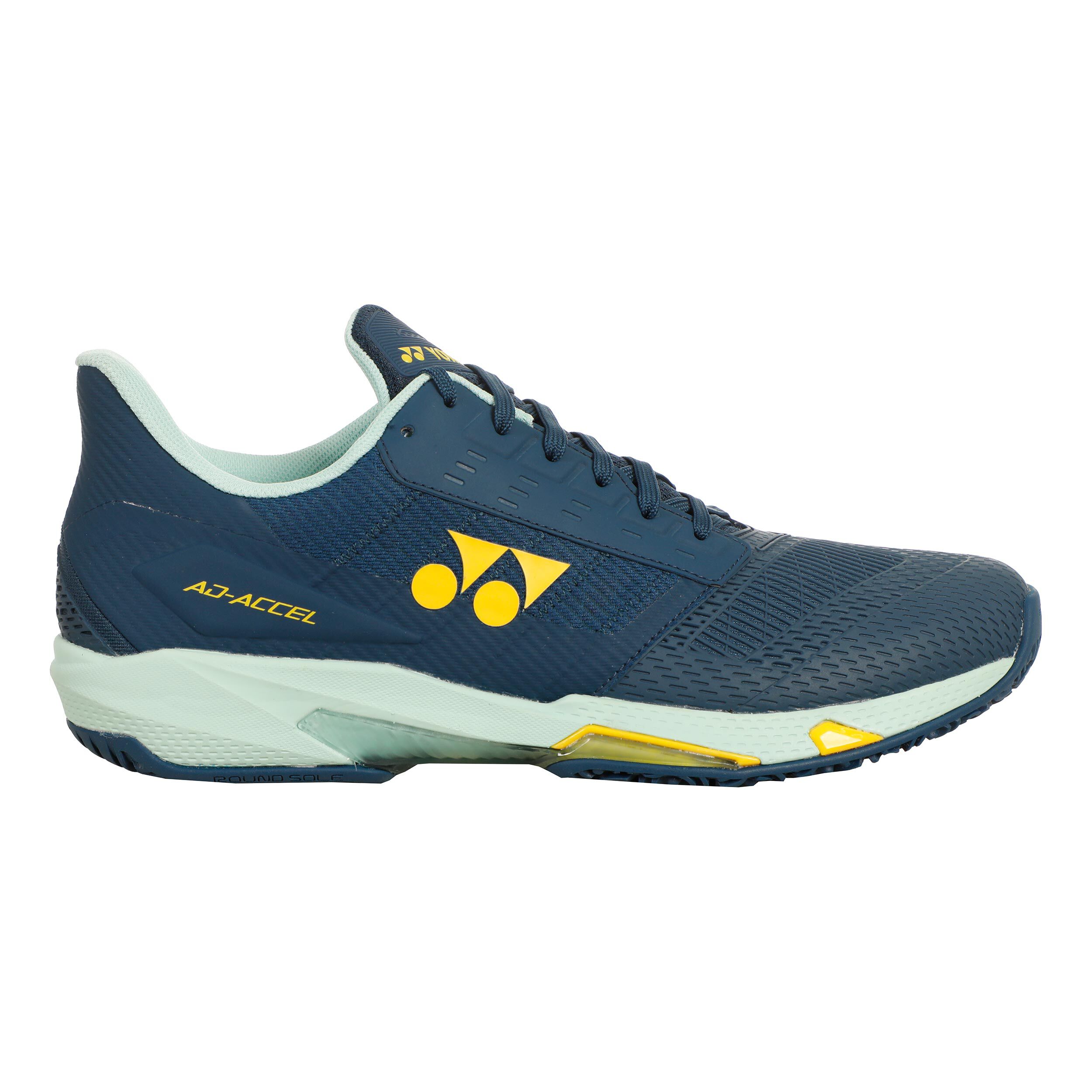 Yonex Power Cushion Ad-Accel Chaussure Terre Battue Hommes - Bleu Foncé , Turquoise