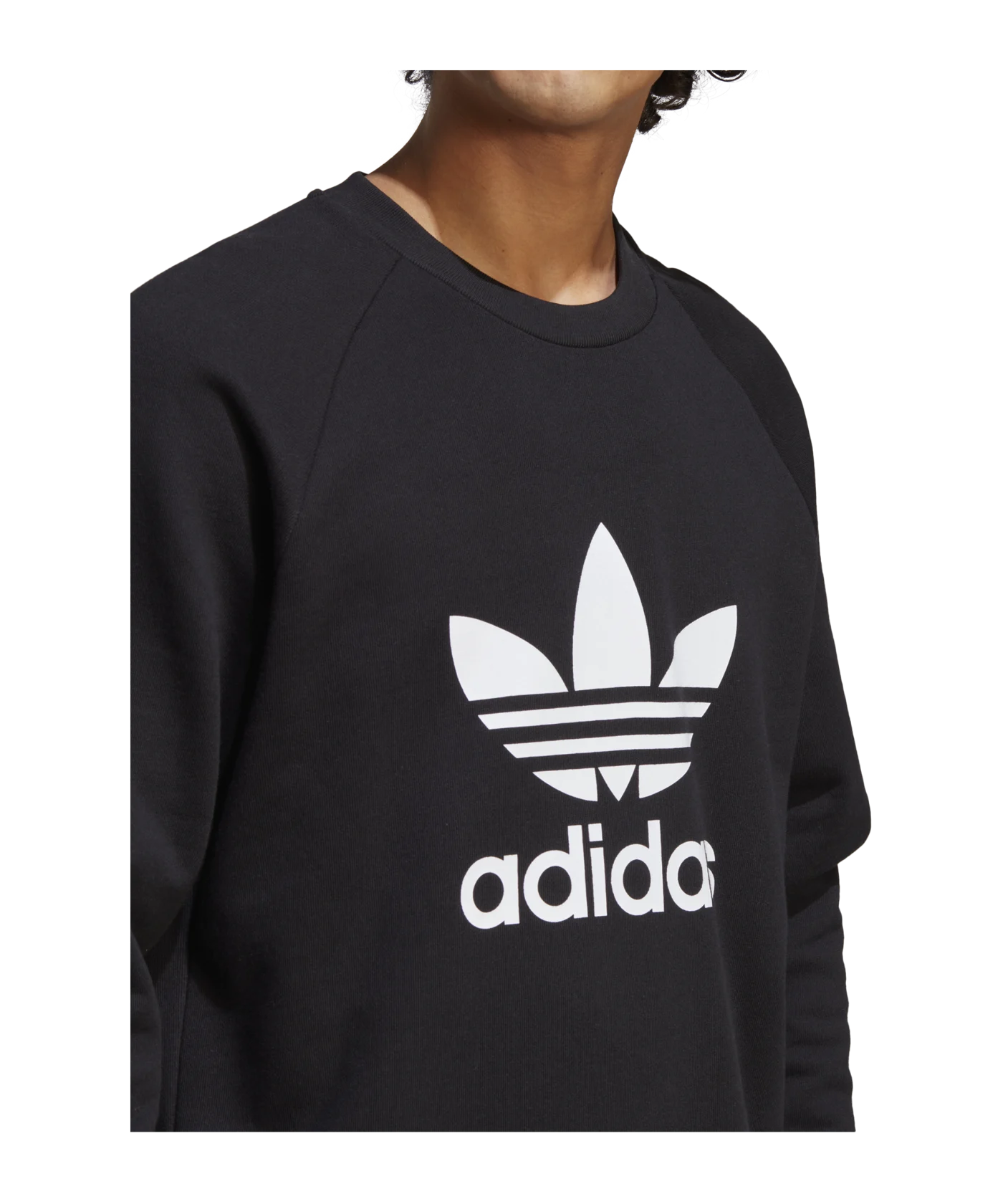 adidas Originals Trefoil Crew Sweatshirt Schwarz